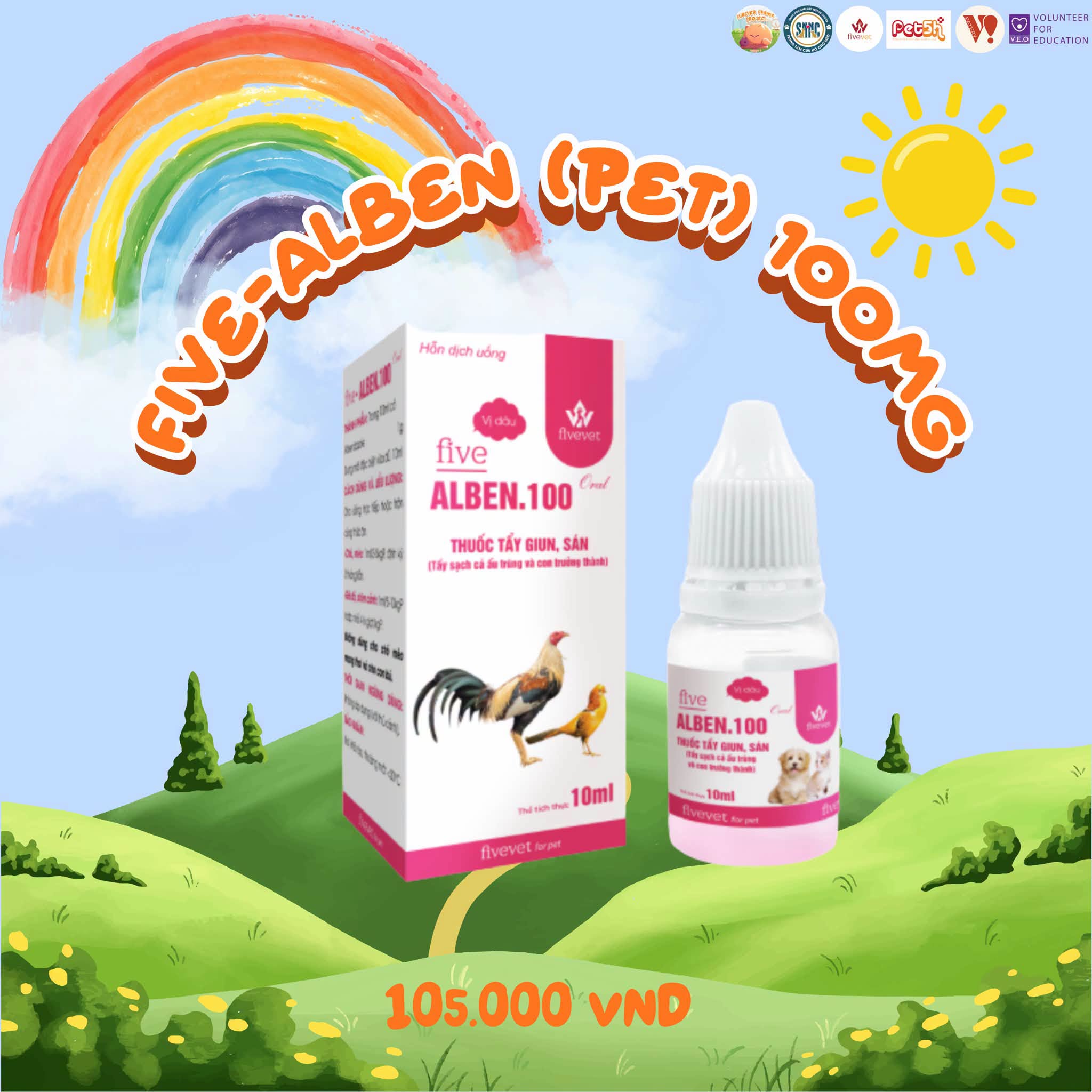 Five-Alben (PET) 100mg