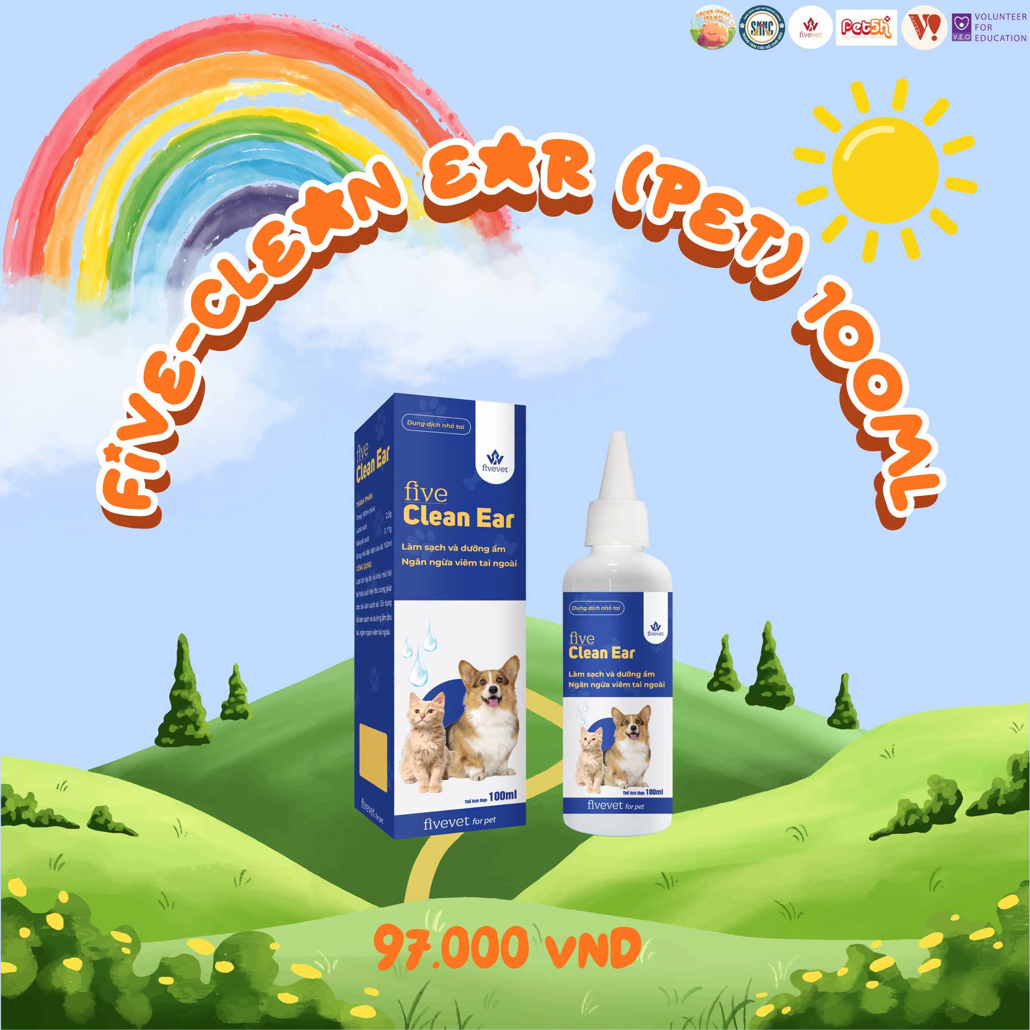 Five-Clean Ear (PET) 100ml