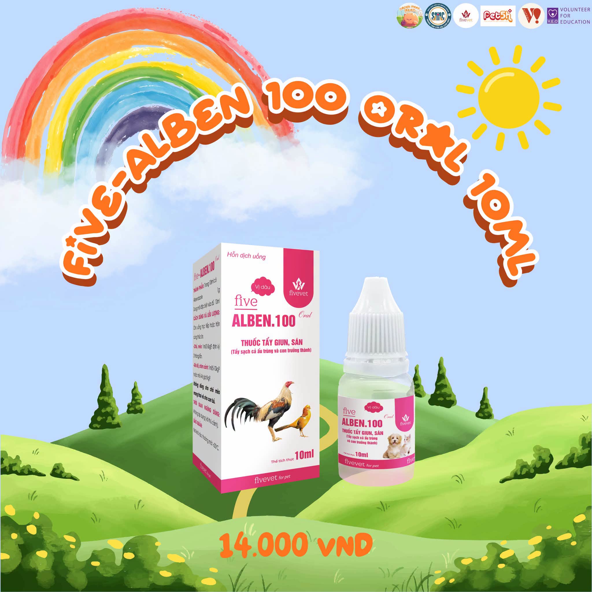 Five-Alben 100 oral 10ml